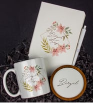 Kişiye Özel Defter Kalem Kupa Ve Bardak Altlığı Hediye Seti 103863 (Model 4)