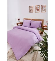 ÇOK AMAÇLI PİKE & YATAK ÖRTÜSÜ & NEVRESİM TAKIMI MONT BLANC (Lila)