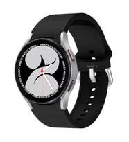 Samsung Galaxy Watch 6 40 43 44 47mm Uyumlu Orjinal Tasarım Kavisli PureLux Silikon Kordon (Siyah)