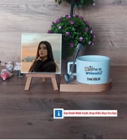 Matematik Mühendisi Fotoğraflı Dekoratif Taş, Kupa Bardak Beyaz Hediye (Model 8)