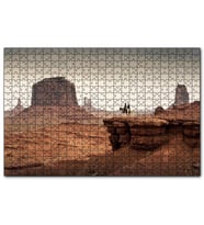 Cakapuzzle Anıt Vadisi Kızılderili Atlılar Görseli  Puzzle Yapboz MDF (Ahşap) (1000 Parça)