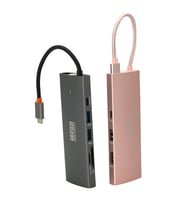 9in1 Type-C Docking Station / Hub (Pembe)