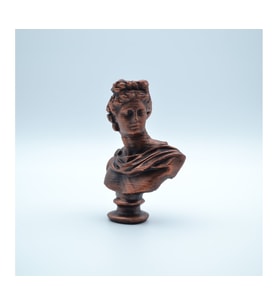 Apollo Heykel Büst Dekoratif Biblo (Bronz)