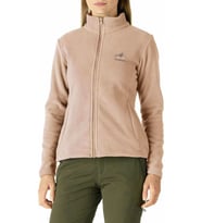 GENIUS Kadın Tam Fermuarlı Kalın Outdoor Polar Ceket RENKLİ-TAM (Somon)