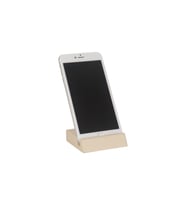 Kartvizitlik ve Telefon Tutucu Masaüstü Business Card and Phone Holder Rainbow Vegan 7,7x7,7 cm (Bej)