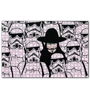 Cakapuzzle  V for Vendetta Star Wars  Puzzle Yapboz MDF (Ahşap) (1000 Parça)