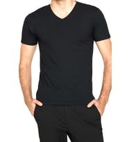 JOYT22002 V YAKA TİŞÖRT REGULAR FIT %100 PAMUK COMPACK PENYE