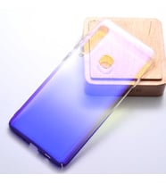 Galaxy A9 2018 Kılıf Parlak Renk Geçişli Kılıf (Mor)