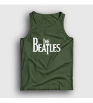 Presmono Unisex Sarı Logo The Beatles Atlet 114668tt (Haki)