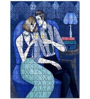 Cakapuzzle Illütirasyon Kadın Erkek Duygusal Anlar Puzzle Yapboz MDF (Ahşap) (1000 Parça)