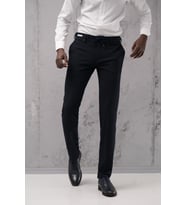 Ecer Regular Fit Yan Cepli Kışlık Gofre Kumaş Pantolon (Lacivert)