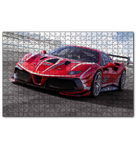 Cakapuzzle Ferrari 488 Evo  Puzzle Yapboz MDF (Ahşap) (1000 Parça)