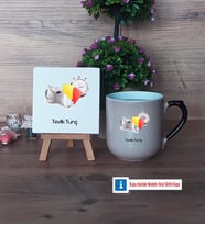 Hakem Dekoratif Taş, Kupa Bardak Kırmızı Hediye (Model 9)