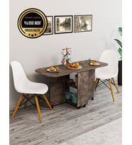 Açılır Kapanır Yemek Masası MDF (Gri)