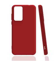 Xiaomi Mi 12T Pro Kılıf Biye Yumuşak Silikon Case (Kırmızı)