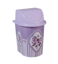 Çerisan 15 lt desenli clik kapaklı çöp kovası no :2 (Lila)