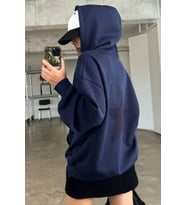Unisex Star Baskılı Sweatshirt (Lacivert)