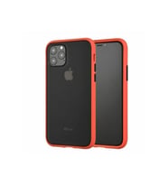 Uyumlu Model Apple iPhone 13 Pro Max Kılıf Arka Buzlu Mat Kapak (Kırmızı)