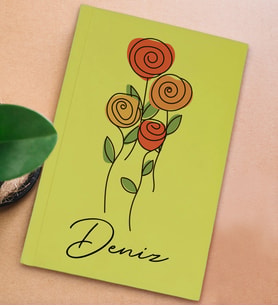 Kendin Tasarla Sert Kapaklı Defter-4 (Sarı)