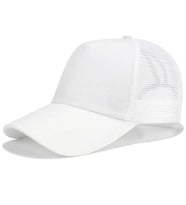 Fileli Kadın Erkek Siyah Baseball Cap Şapka (Beyaz)