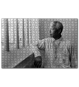 Cakapuzzle Nelson Mandela Parmaklıklar Ardında  Puzzle Yapboz MDF (Ahşap) (1000 Parça)