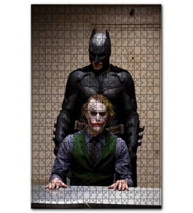 Cakapuzzle Batman ve Joker Puzzle Yapboz MDF (Ahşap) (255 Parça)