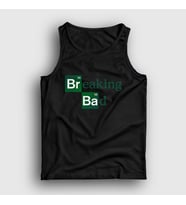Presmono Unisex Sarı Logo Breaking Bad Atlet 185169tt (Siyah)