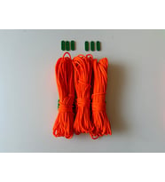 20 Metre x 3 Adet-Gergi Aparatlı İp (Turuncu)