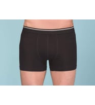 Berrak 1097 Erkek Likralı Esnek Boxer 6'Lı  (Siyah)