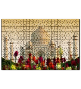 Cakapuzzle Tac Mahal Yakın Çekim  Puzzle Yapboz MDF (Ahşap) (1000 Parça)
