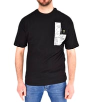 Erkek Oversize Tişört T838 BGL-ST01823 (Siyah)