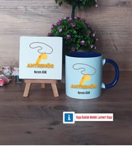 Antrenör Dekoratif Taş, Kupa Bardak Kırmızı Hediye (Model 2)