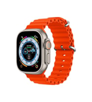 GS Ultra 8 Max Akıllı Saat 49mm Kordon Kilitli Vidalı 1:1 Kasa Tasarımı (Turuncu)