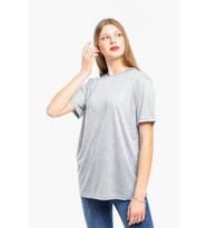 Süperlife Kadın Bisiklet Yaka Standart &Regular Fit Tişort spr21yk30 (Grimelanj)