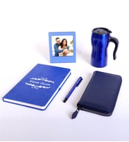 Sevgililer Gününe Özel Defter Termos Cüzdan Hediye Set (Model 2)