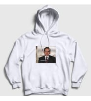 Presmono Unisex Beyaz Dead Inside Michael Scott The Office Kapüşonlu Sweatshirt 345200tt (Beyaz)