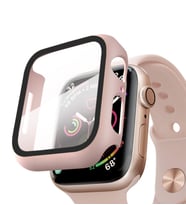 Microsonic Apple Watch Series 3 42mm Kılıf Matte Premium Slim WatchBand (Rose)