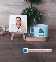 Aile Hekimi Fotoğraflı Dekoratif Taş, Kupa Bardak Beyaz Hediye (Model 8)