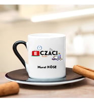 Eczacı Türk Kahvesi Fincanı (Siyah)