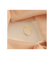 ÜSTÜ DÜZ BAR YÜZÜK (Rose)