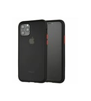 Uyumlu Model Apple iPhone 13 Pro Max Kılıf Arka Buzlu Mat Kapak (Siyah)