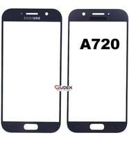 Samsung A7 2017 A720 Dokunmatik Okalı Ön Cam Lens Orjinal Kalite (Siyah)