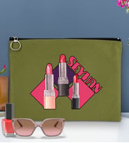 BK Gift Kişiye Özel İsimli-2 Astarlı Portföy Çanta 30x21cm(12 Renk Seçeneği), Baskılı El Çantası, Organizer Çanta (Yeşil)