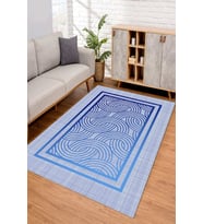 Dijital Kaymaz Taban Yıkanabilir Renkli Salon Halısı Mutfak Halısı Yolluk ND-SD-834 (Mor)