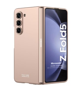 Microsonic Samsung Galaxy Z Fold 5 Kılıf Shape Hard Cover Koyu Yeşil (Rose)