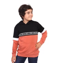 Toontoy Erkek Çocuk Baskılı Sweatshirt (Kiremit)