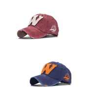 Şapka Eskitme Bordo Siyah 2'li Şapka, Cap Şapka, Erkek Kadın Şapka, W Şapka, W Snapback Takım ikili.009 (Bordo-Lacivert)