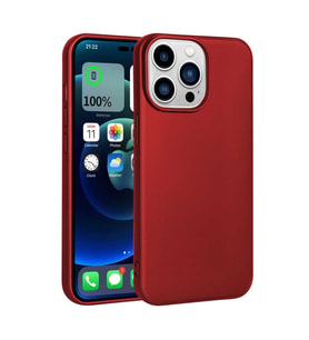 Vendas Apple iPhone 14 Pro Kılıf Zore Premier Silikon Kapak (Kırmızı)