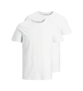 Jack & Jones Erkek 2li Paket Bisiklet Yaka Siyah Tshirt - 12133913 (Turuncu)