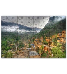 Cakapuzzle İran, Masule şehrı Puzzle Yapboz MDF (Ahşap) (255 Parça)